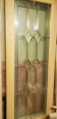 Brand New Interior Wooden Doors with Beveled Glass  30 x 80