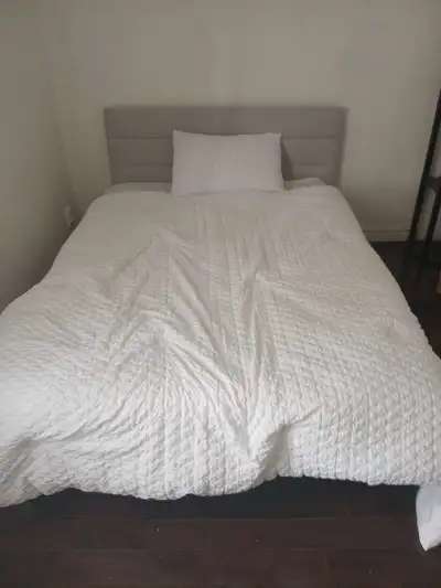 Brand new ikea full size bed. Barely been used