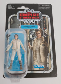 Star wars vintage collection vc02 princess leia hoth + case