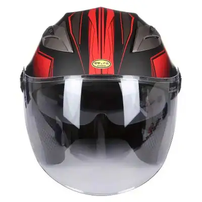 Selling a brand new TT&CO motorcycle helmet, designed with a sleek black and red finish, and equippe...