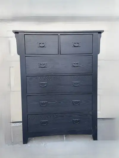 Black Wood Dresser, View more