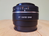 Sony DT 50mm f/1.8 SAM SAL Lens for Sony  Alpha A mount lens