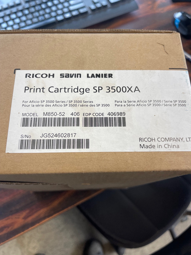 Ricoh print cartridge toner - 2 boxes in Printers, Scanners & Fax in Edmonton - Image 2