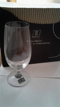 Spiegelau German crystal  bier glasses set of 6 NEW /box