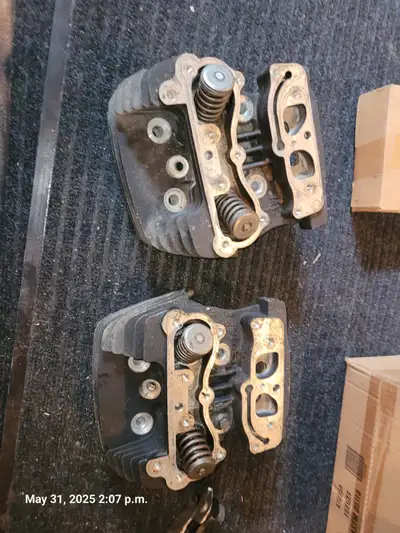 Stock Twin Cam 88 cylinder heads in great shape. $400