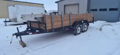 Car hauler Twin axel New axels (flipped for better ride height) New break New eletric cord New break...