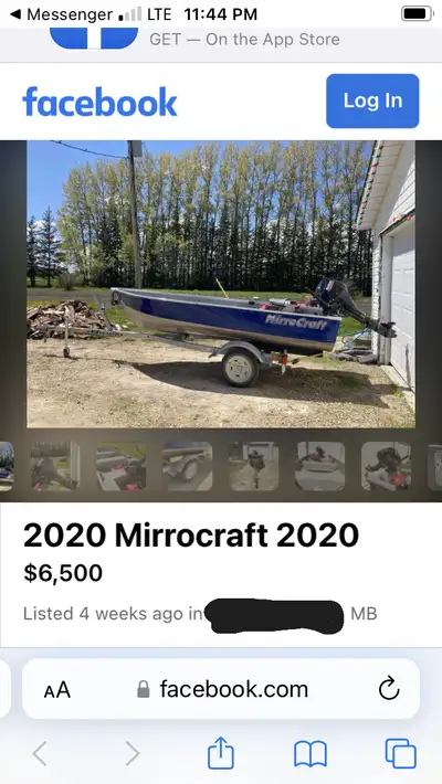 2020 Mirrorcraft fishing boat, 4 stroke Suzuki motor. I purchased it 2years ago and used it less the...