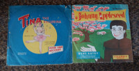 1950's Vinyl 78 rpm "Johnny Appleseed" and "Tina the Ballerina"
