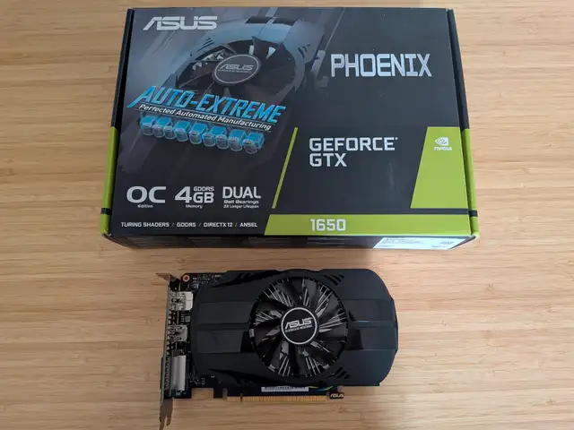 ASUS GTX 1650 Phoenix OC 4GB - like new63815757518337121
