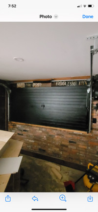 Garage Door (for outdoor bar)