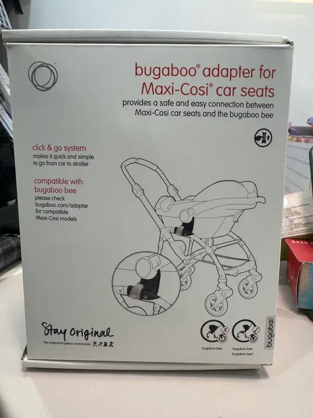 Bugaboo Bee 3 Adapters Maxi Cisi Car Seat & 4 Stroller Adapters in Strollers, Carriers & Car Seats in Markham / York Region - Image 2