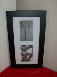 New Framed Black and White Picture Size 9 ½” x 16