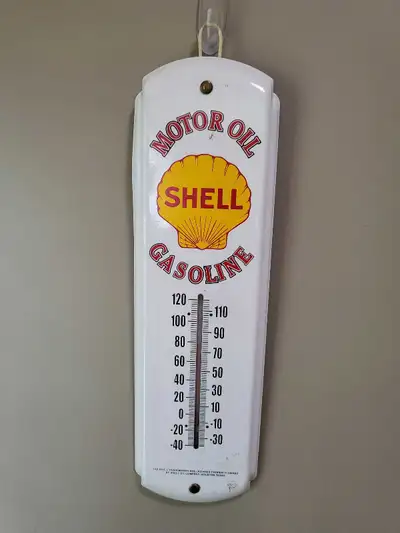 Vintage Shell Motor Oil Thermometer, View more