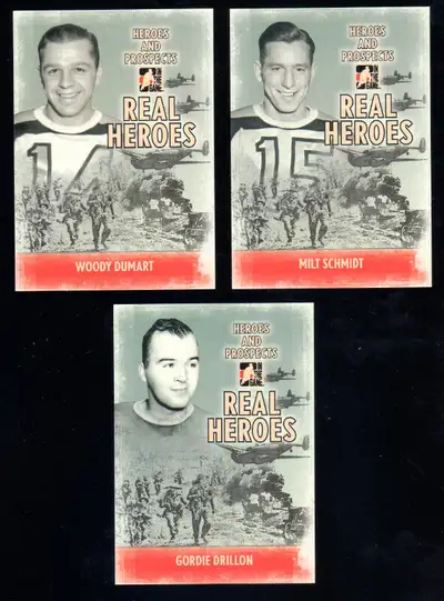 CARTE DE HOCKEY SYL APPS,ABEL,PATRICK,BOWER REAL HEROES SET, View more