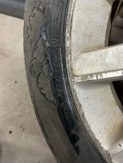 Ford Rims and winter tires. Came off ford 500. Will pass safety inspection. Also 265/70/18 new truck...