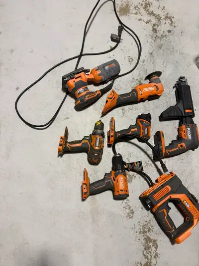 Ridgid Power Tool Combo Set, View more