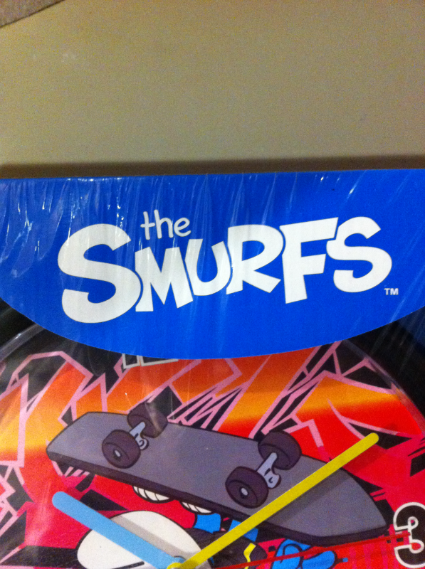 Smurfs - New Smurf Wall Clock (2012) in Arts & Collectibles in Ottawa - Image 4