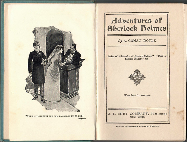Adventures of Sherlock Holmes vintage circa 1920 in Arts & Collectibles in St. Catharines - Image 4