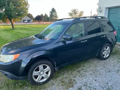 2009 Subaru Forester for sale as is. Runs and drives well. It hasn't been driven all summer but had...