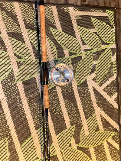 11’6 G Loomis GL3 custom float rod with Adcock Stanton reel, View more