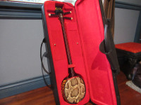 Ryukyu Sanshin Habu(cobra) Skin Okinawa Instrument for sale