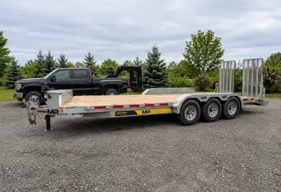 REMORQUE ÉQUIPEMENT MR 2026 – 3 ESSIEUX 7 000 LB Achat en février chez remorque Lupien neuve de la c...