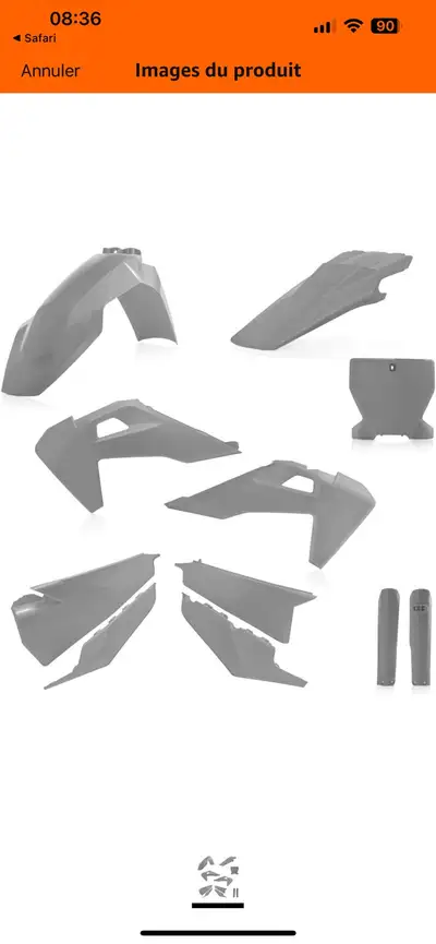 Kit plastique husqvarna 2019 a 2022