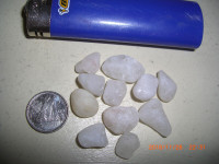 LOVE ROCKS? PURE WHITE QUARTZ PEBBLES