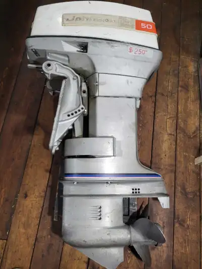 I dont know what the damage is to this engine. The coverage is a Johnson 50 but the engine is a 50 h...