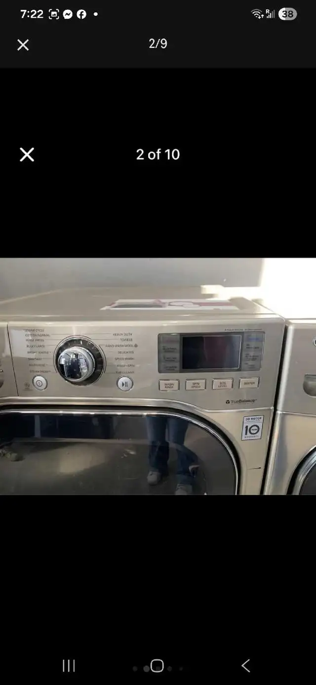 STEAM WASHer electric dryer stackable  in Washers & Dryers in Oakville / Halton Region - Image 4