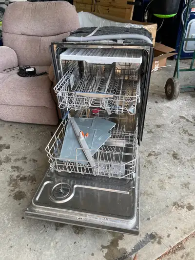Used Samsung Dishwasher Stainless steel 3 drawers Removed from rental property, last known condition...
