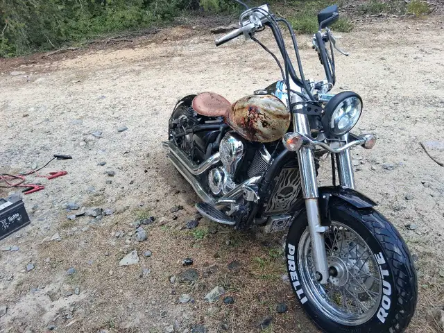 2008 Kawasaki Vulcan 900 4000$ in Street, Cruisers & Choppers in Timmins - Image 4