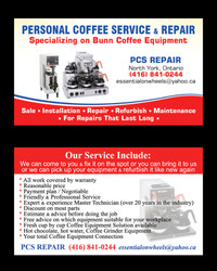 BUNN - Certified Coffee Equipment Sales and Repair