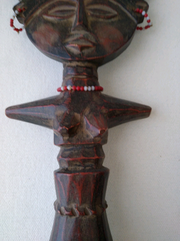 Wood African Sculpture Fertility in Arts & Collectibles in Calgary - Image 7