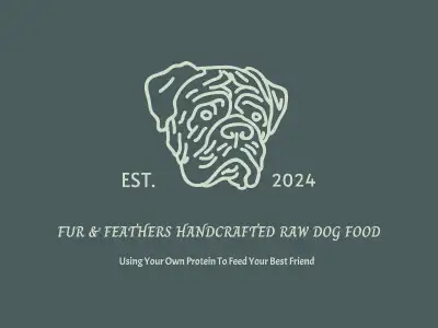 Here at Fur & Feathers Homestead we are pleased to offer handcrafted raw dog food using any protein...