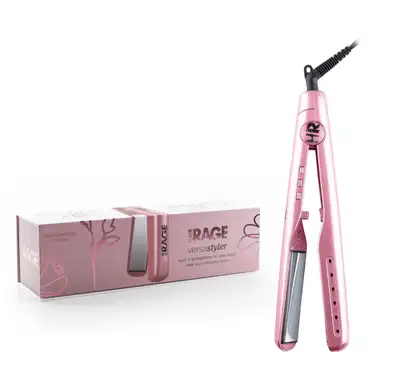 2-in-1 Straight and Curl 1" Titanium Flat Iron/fer cheveux , View more