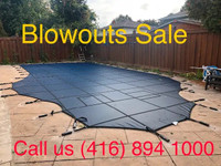 Swimming Pool Safety Mesh Covers for Early Mega Sale in Ontario.