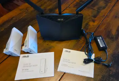 Router Asus rt-ax86u pro + 2 répéteurs rp-ax58, View more