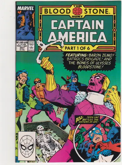 Marvel Comics - Captain America - Issues #357 to 362 (6 comics)., View more