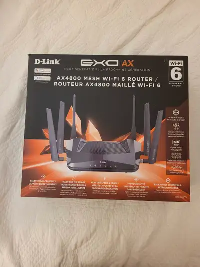 D-Link AX4800 Router, View more