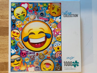 1000 Pc Puzzle: Buffalo Emojis