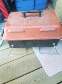 Vintage Charcoal propane camping BBQ