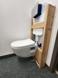 Wall mounted toilet whole set