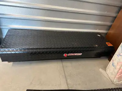 I'm selling a used Weather Guard truck tool box, a robust and secure storage solution for your picku...