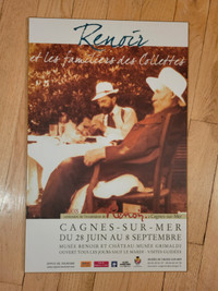 Tableau Affiche Exposition Renoir