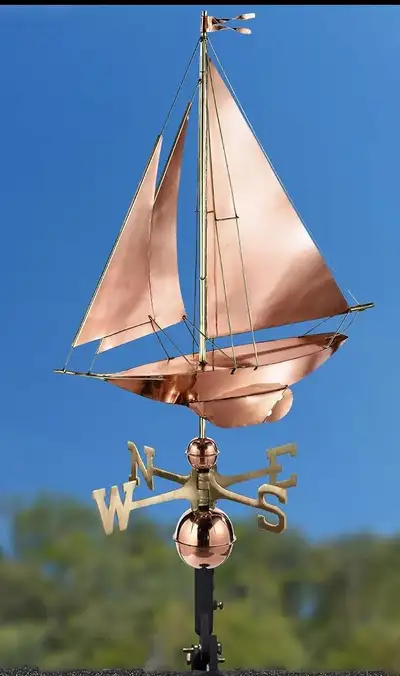 Girouette Voilier - Racing Sloop Weathervane, View more