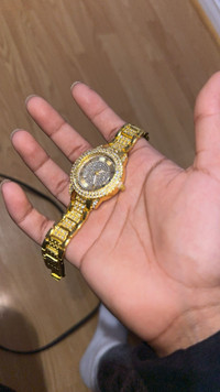 Icy Gold Watch