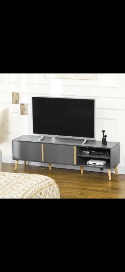 TV Stand for TVs up to 55", TV Cabinet with Shelves, View more