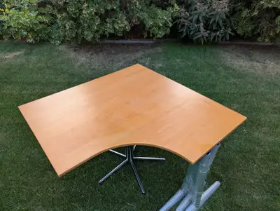 Galant Adjustable Height Corner Desk, View more