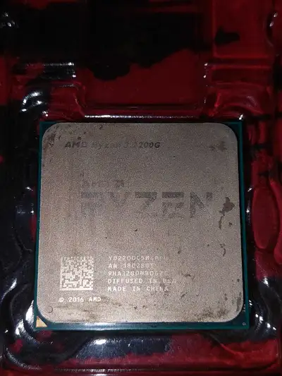 Amd ryzen cpu am4 2200g If you see ad up then still available is still for sale lno need to ask, ver...